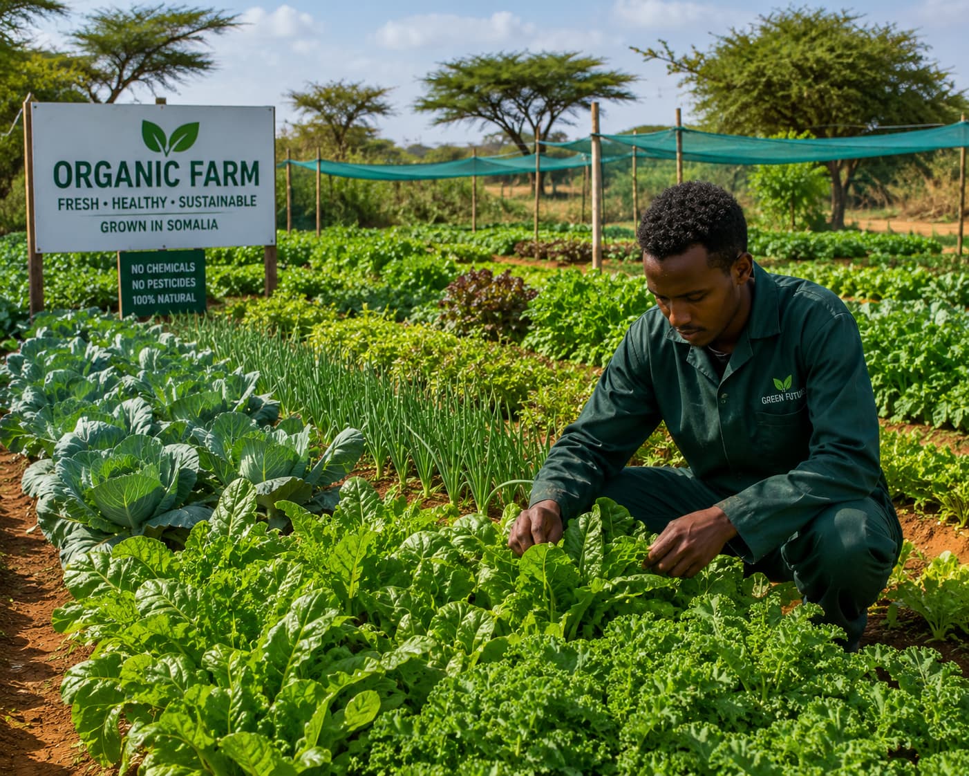 Certified organic crops from Kayan Tech Farm